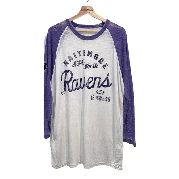 Baltimore Ravens NFL Long Sleeved T-Shirt SZ Large - Picture 6 of 6